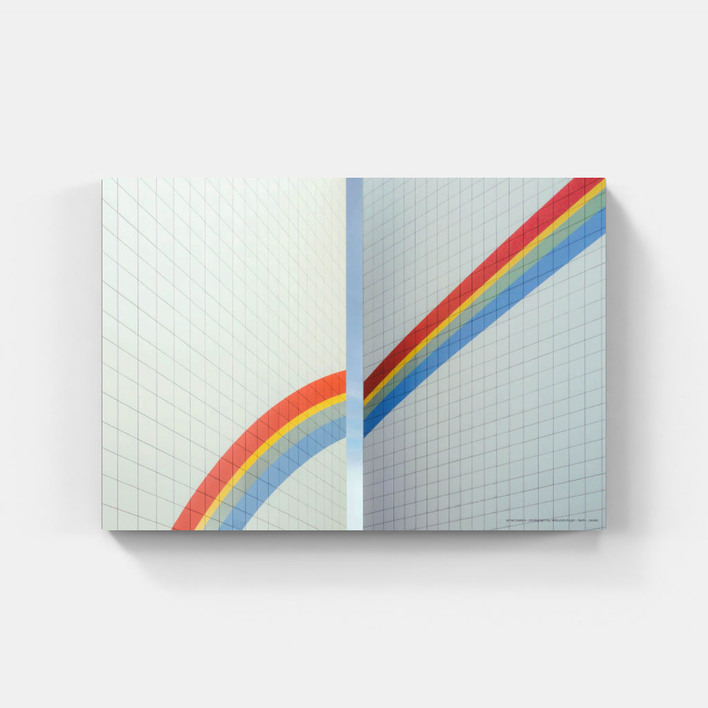 Rainbow Building architectural poster