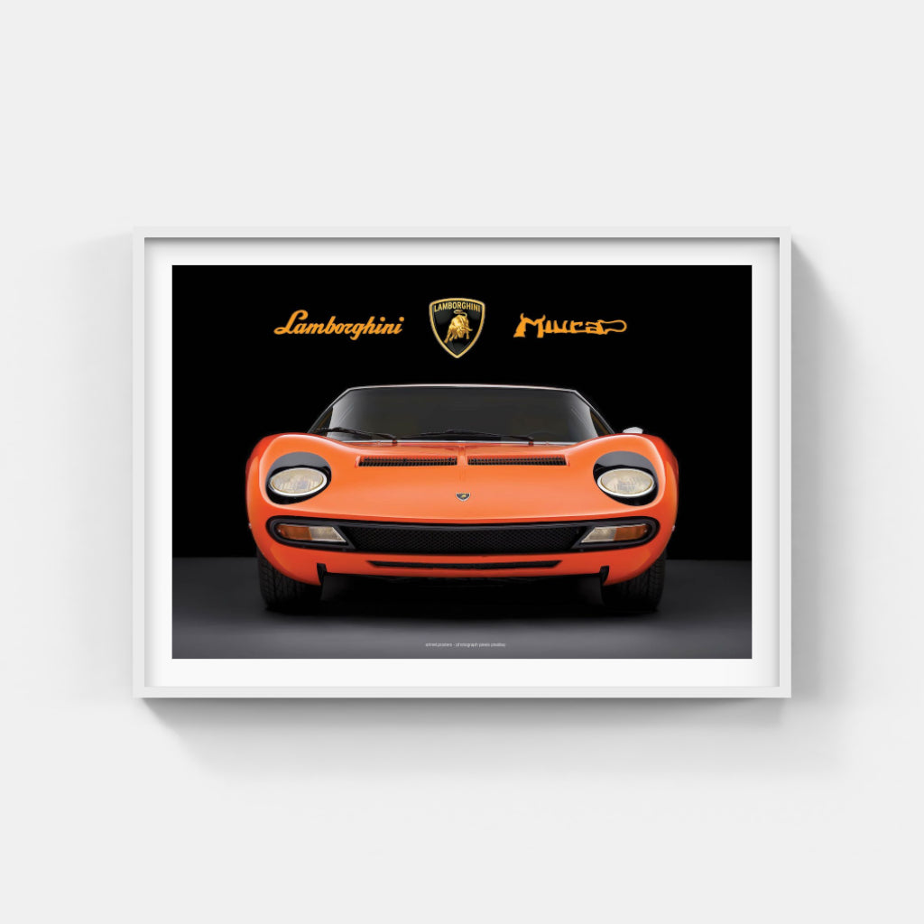 Lamborghini Miura poster