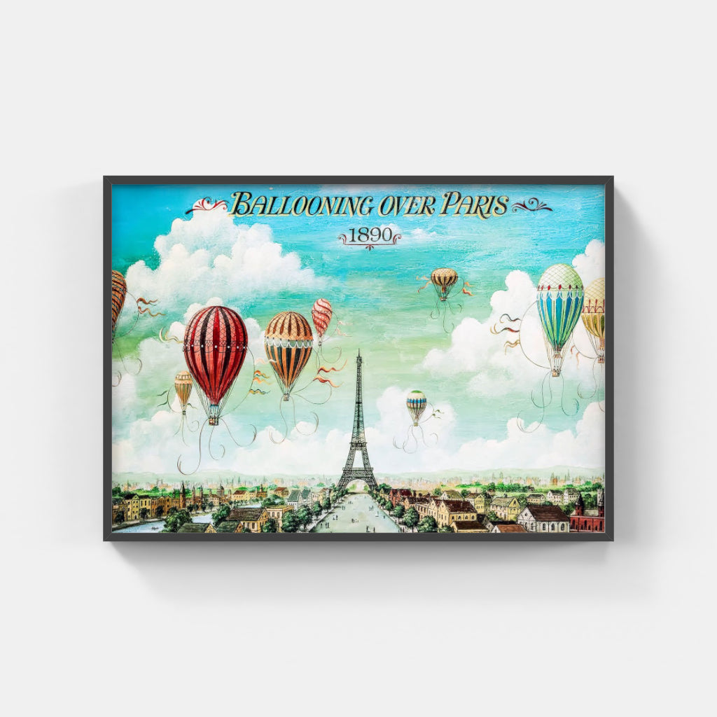 Up, Up and Away ballooning poster