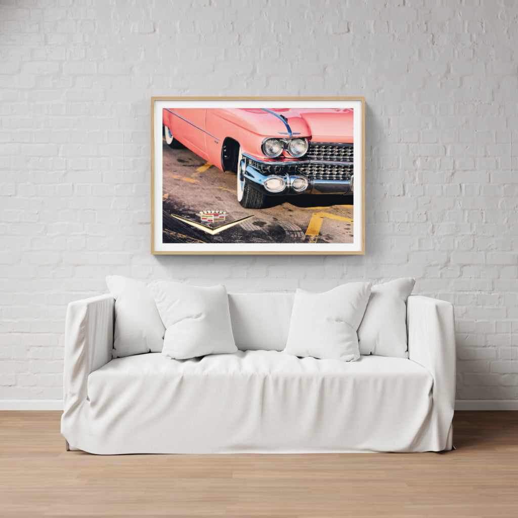 Vintage Cadillac poster