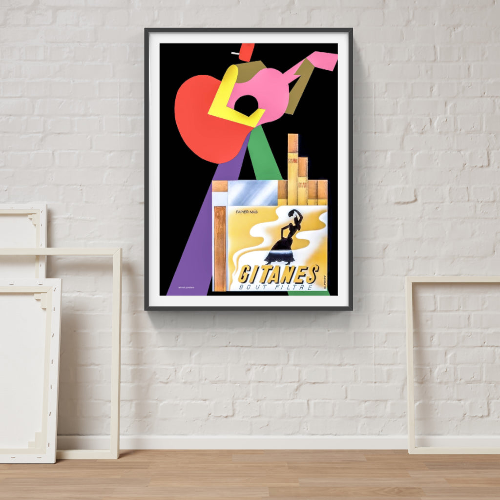 Gitanes Yellow poster