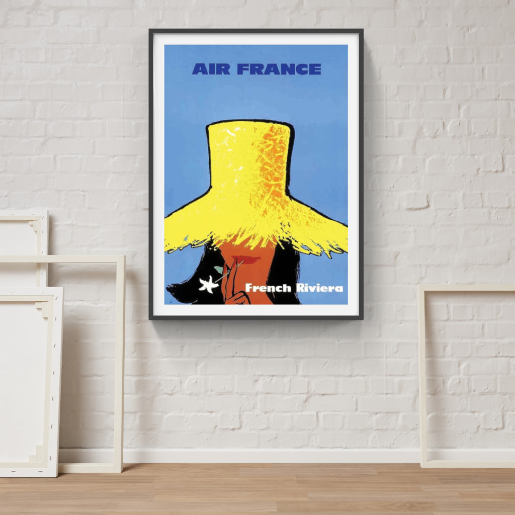 Air France Riviera poster