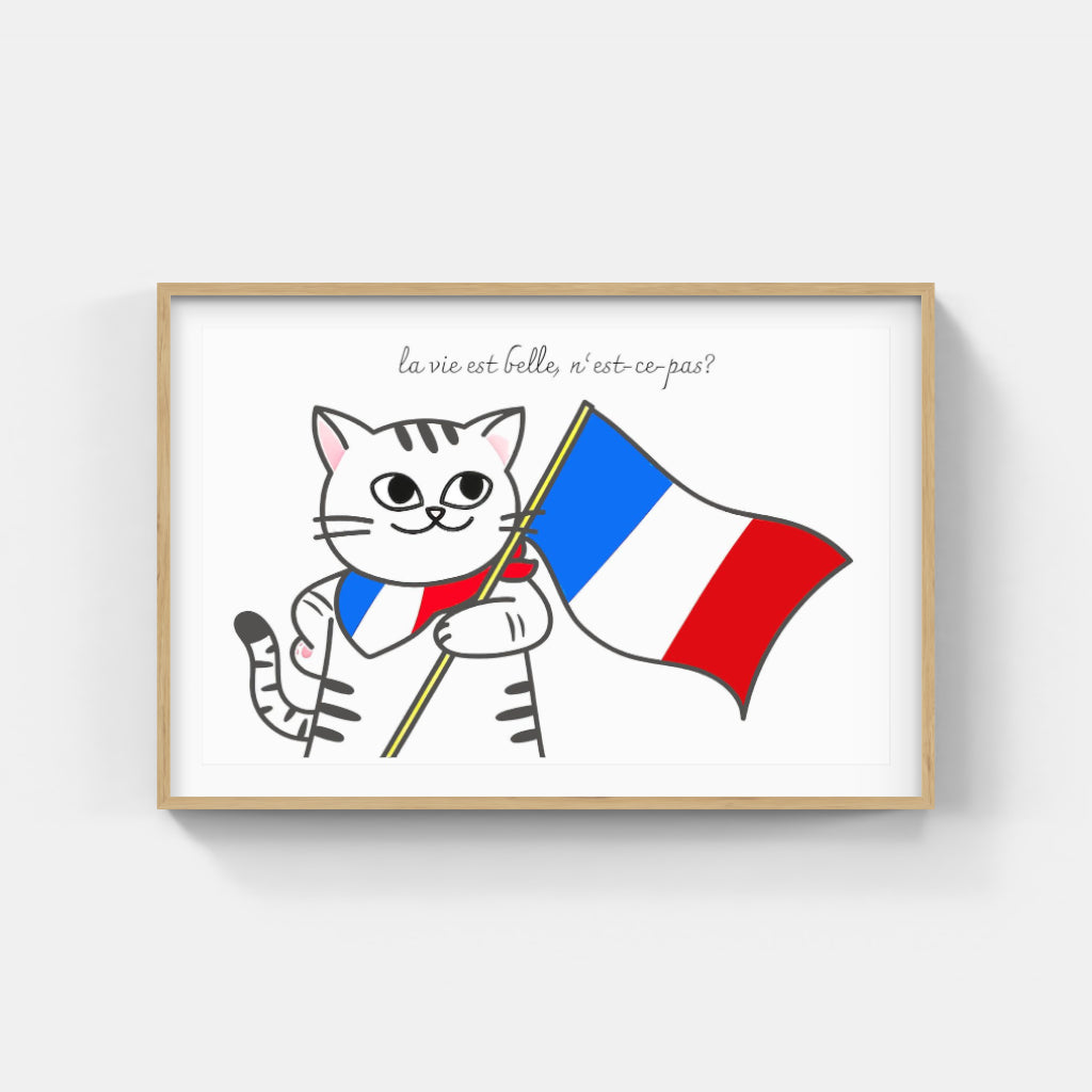 French Chat poster