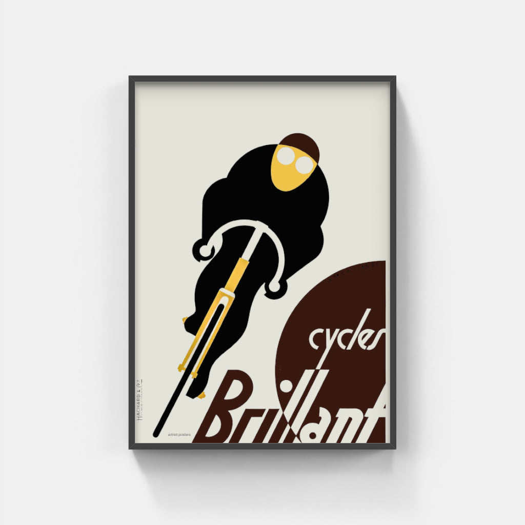 Brillant Cycles retro poster