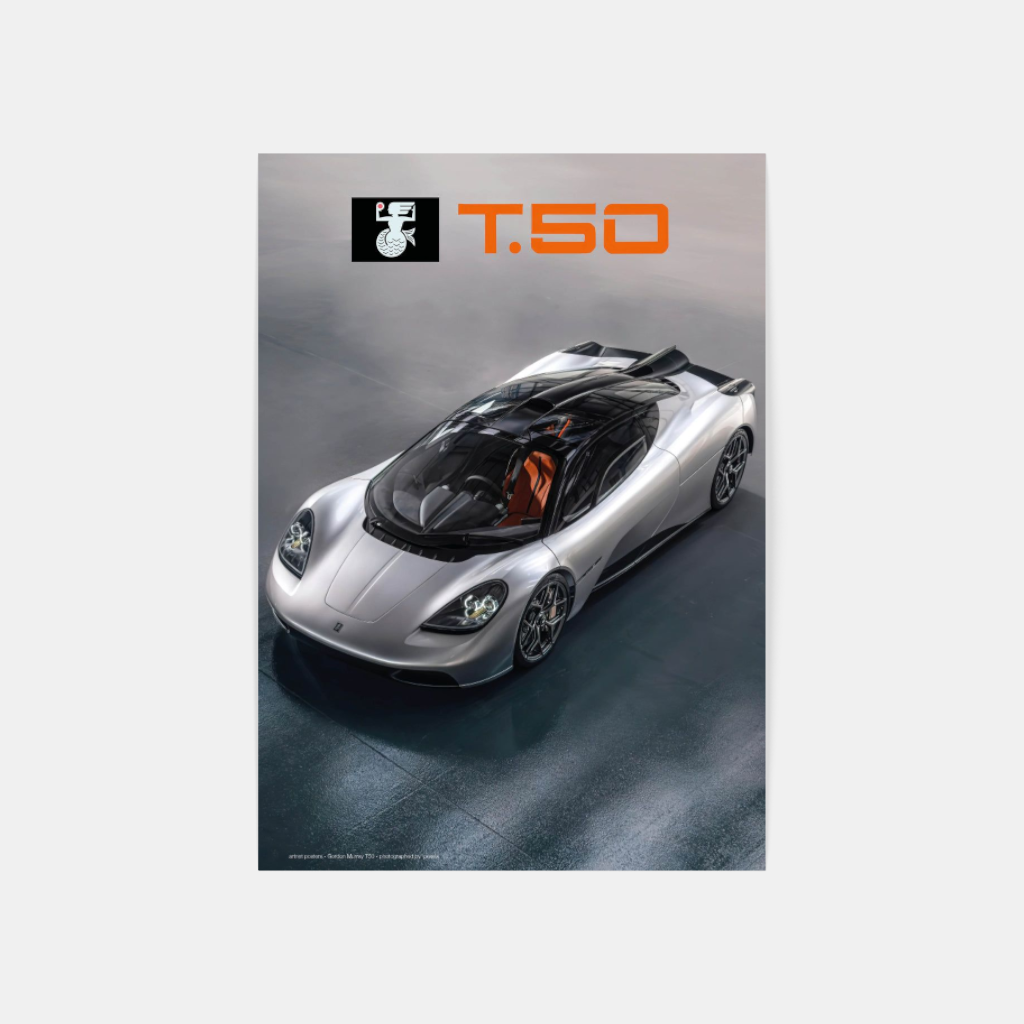 Gordon Murray T50 poster