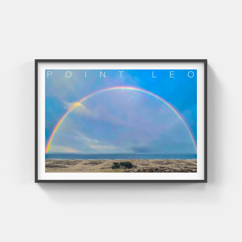 Point Leo Rainbow poster