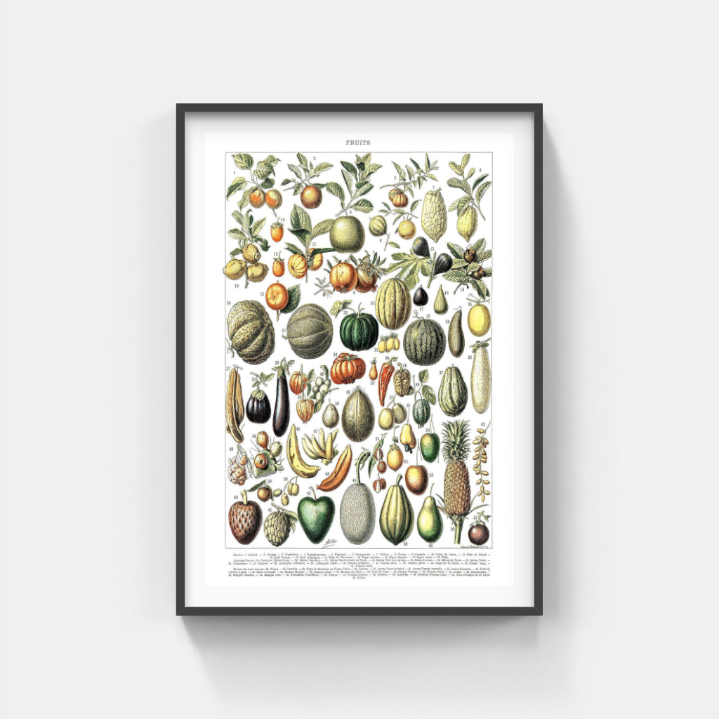 Vintage Vegetables poster