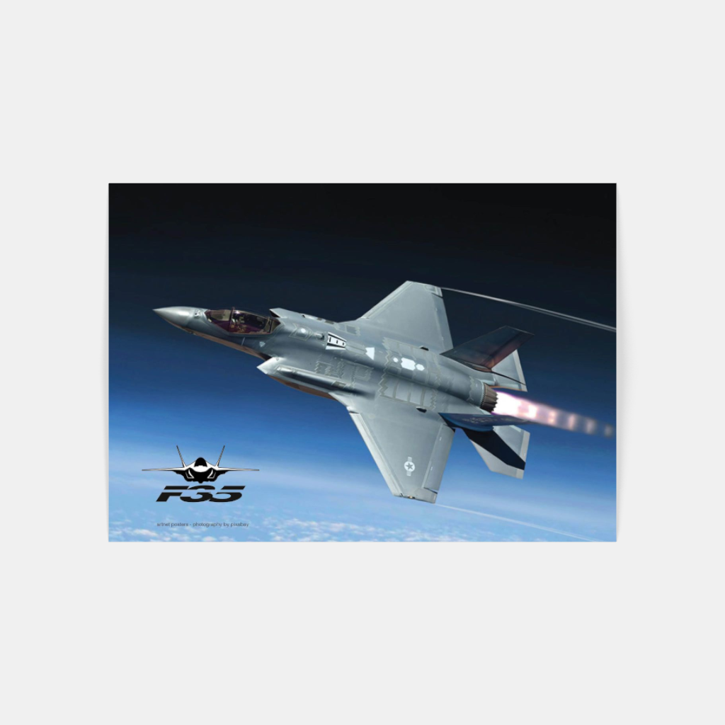 F35 Lightning poster