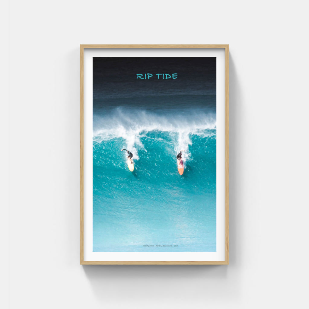 Rip Tide surfing poster