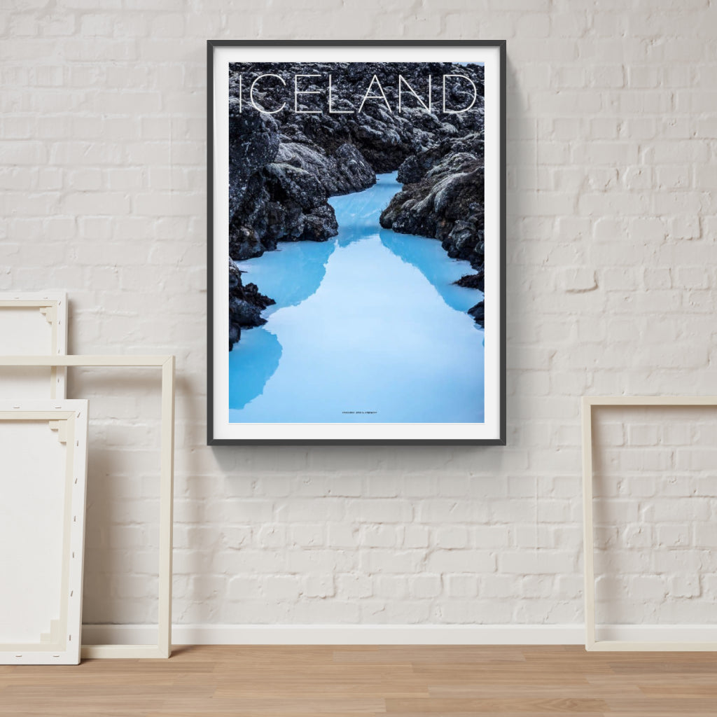 Iceland's Blue Lagoon poster
