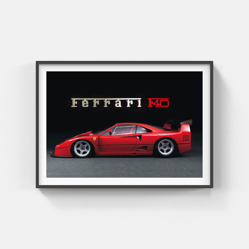 Ferrari F40 poster