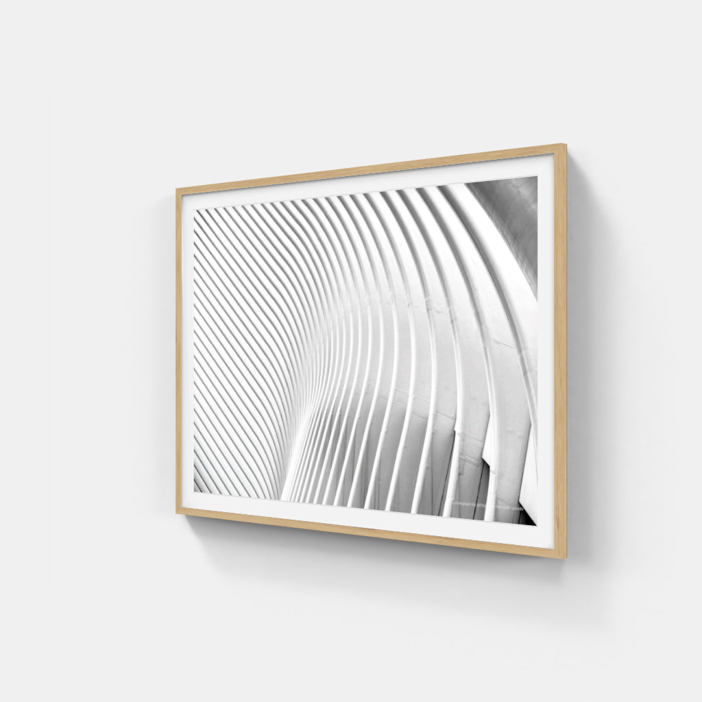 Ahead of the Curve - architectural poster