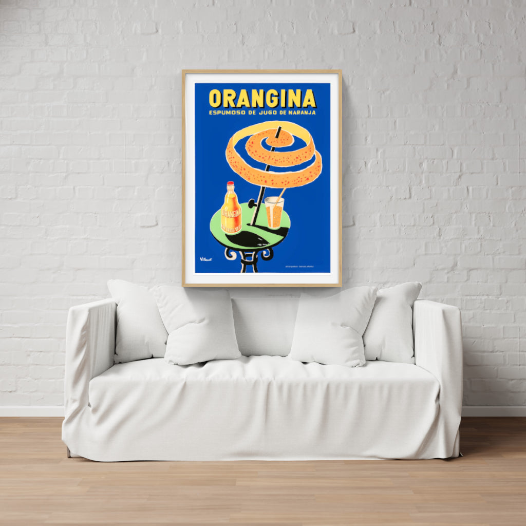 Orangina - Bernard Villemot poster