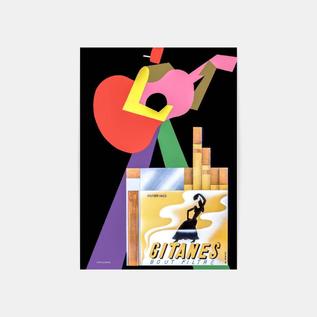 Gitanes Yellow poster