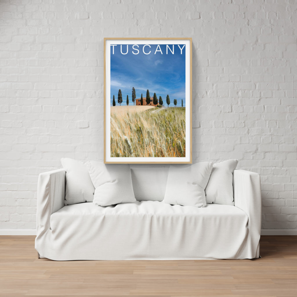 Idyllic Tuscany poster