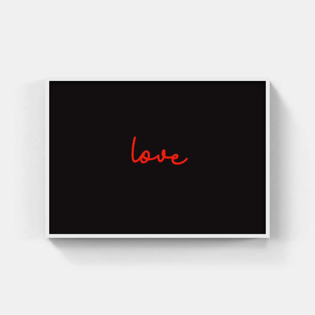 One Little Word love poster