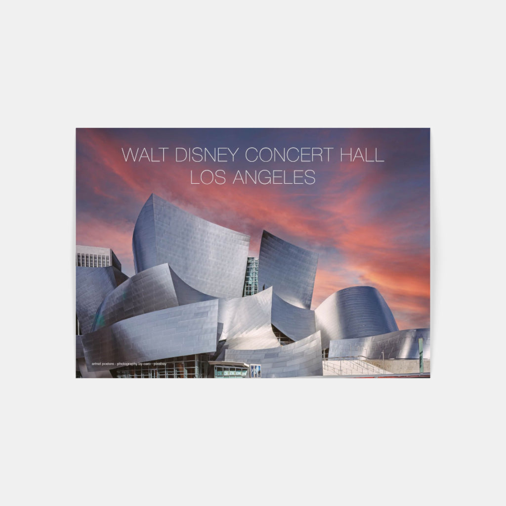 Walt Disney Concert Hall poster