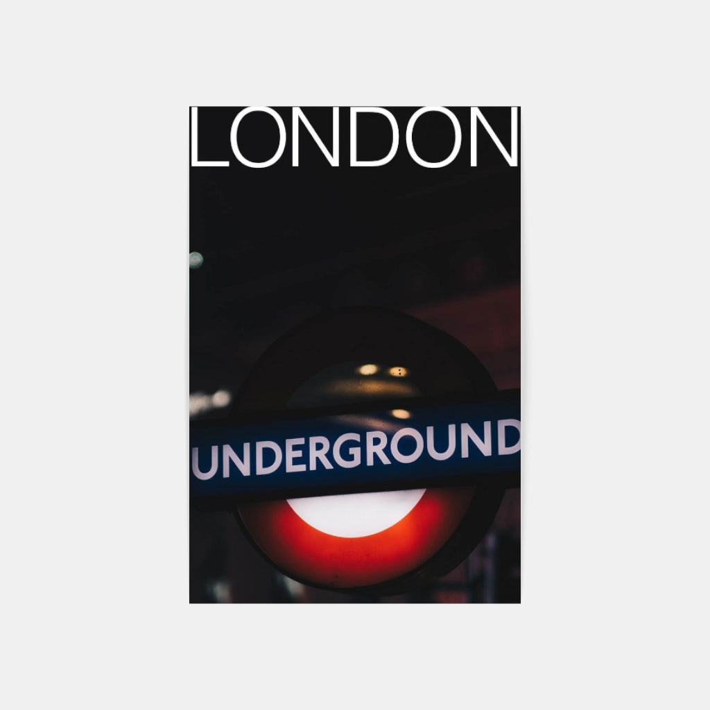 London Underground poster