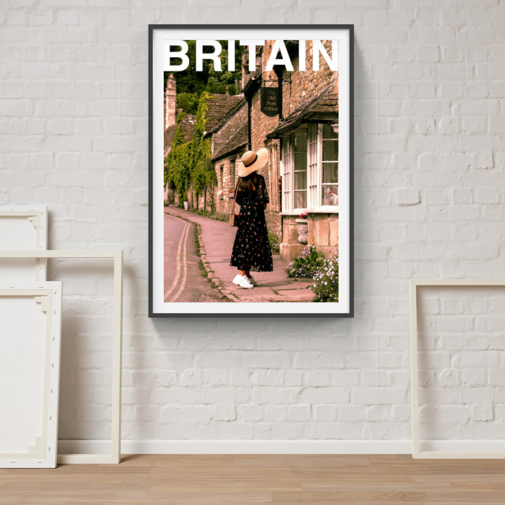 Britain - Pretty as a Postcard poster