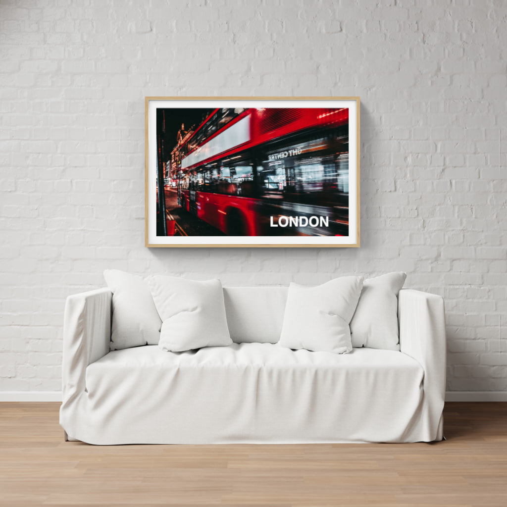London Bus poster