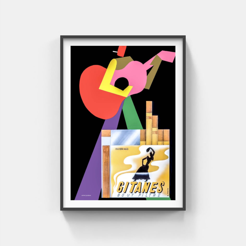Gitanes Yellow poster