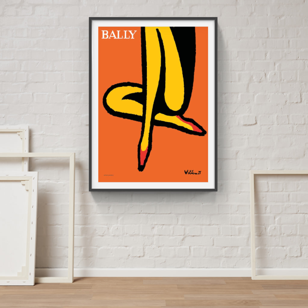 Bally by Villemot poster