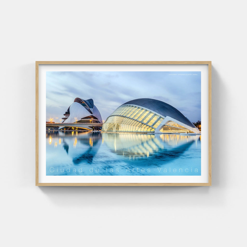 Ciudad de las Artes architecture poster