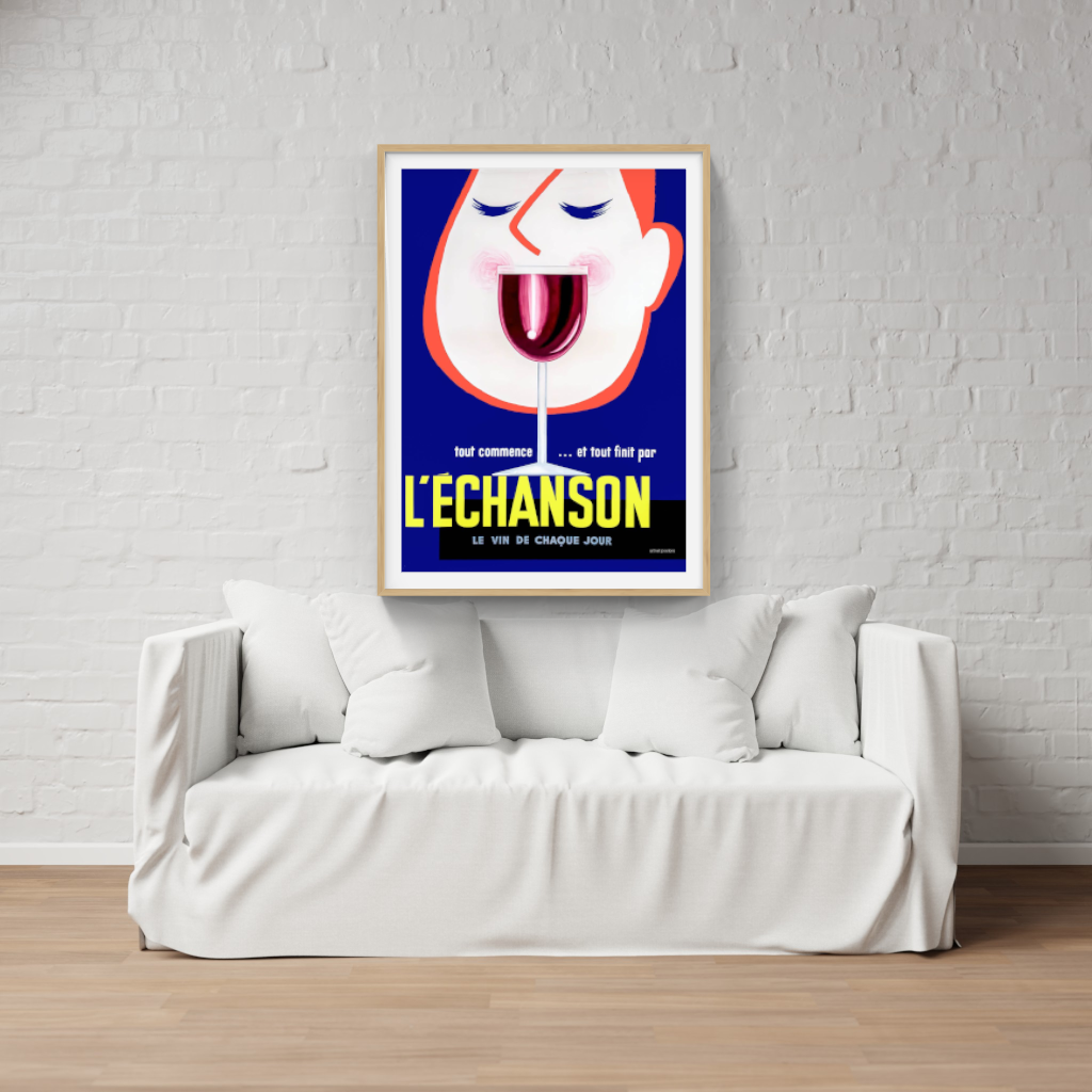 l'Échanson Wine poster