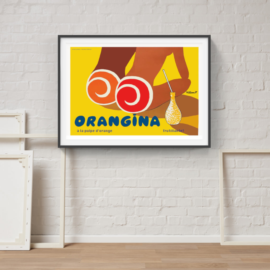 Orangina - Bernard Villemot poster