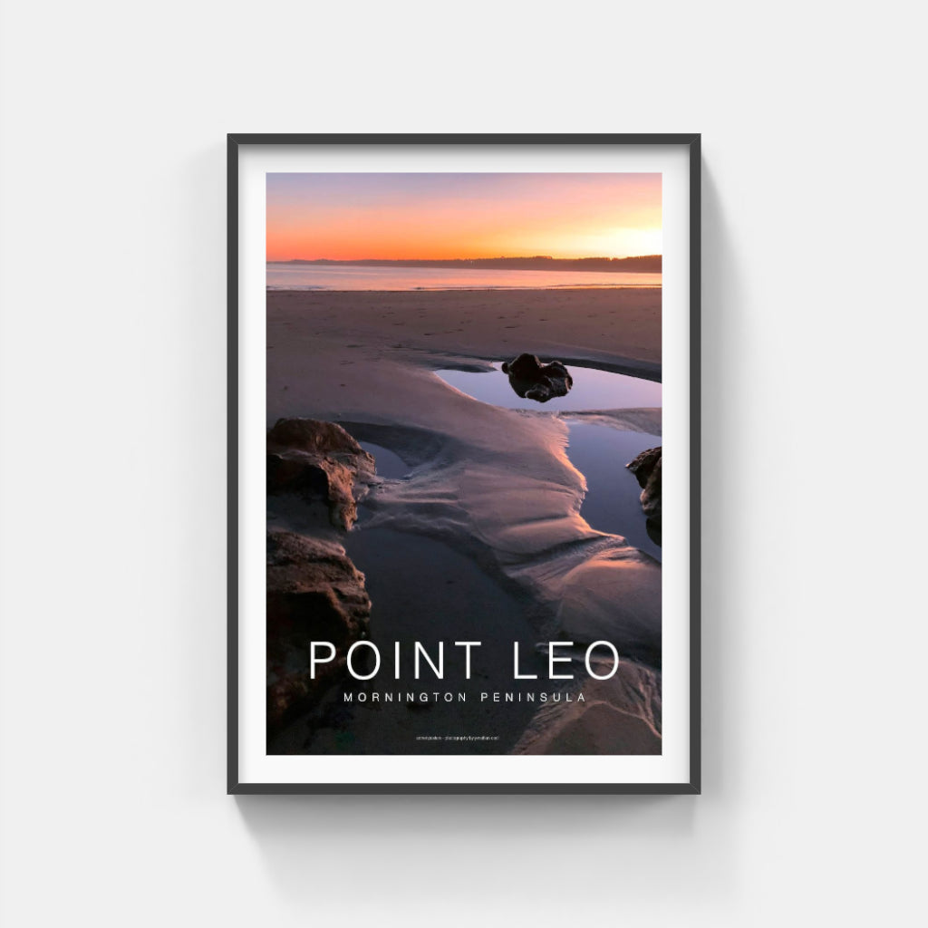 Point Leo Beach poster