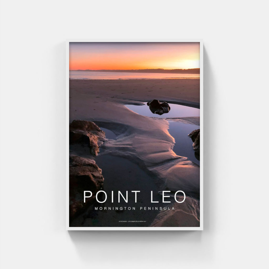 Point Leo Beach poster