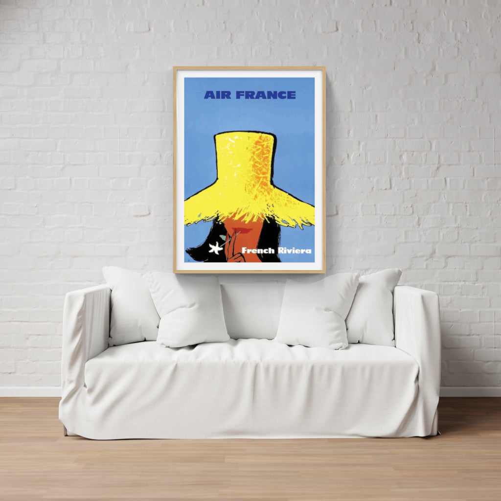 Air France Riviera poster