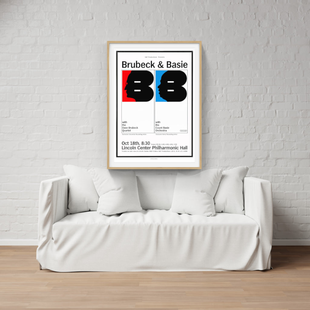 Brubeck & Basie poster