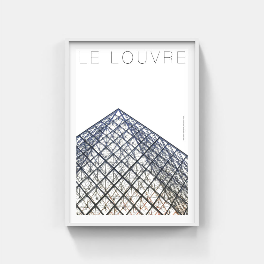 Le Louvre architecture poster