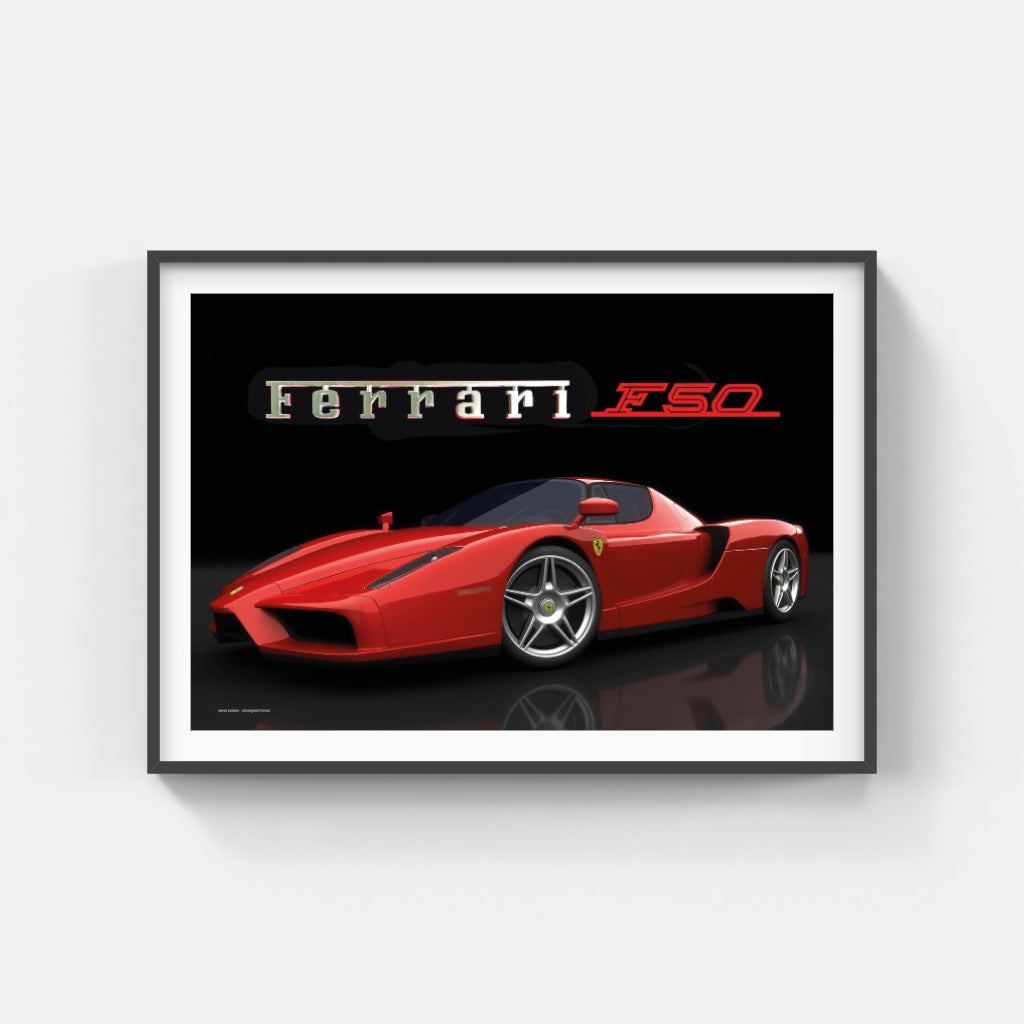 Ferrari F50 poster