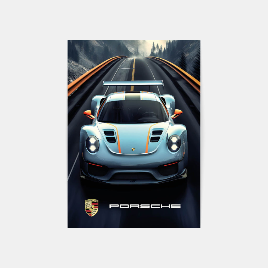 Porsche GT3 poster