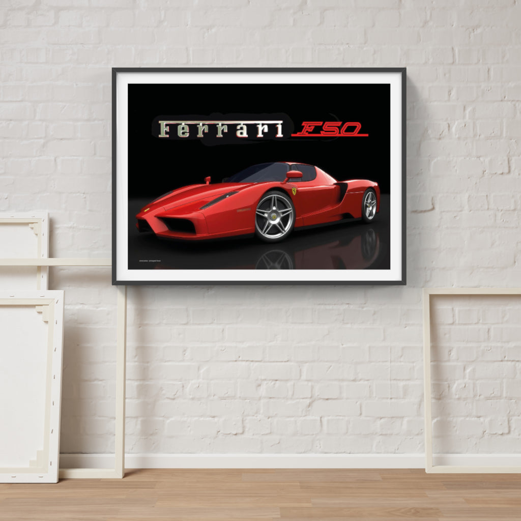 Ferrari F50 poster