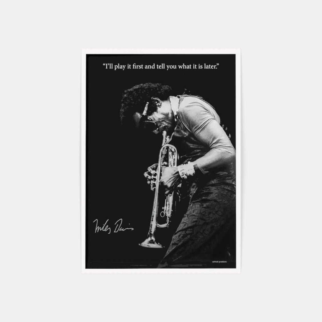 Miles Davis Signature poster