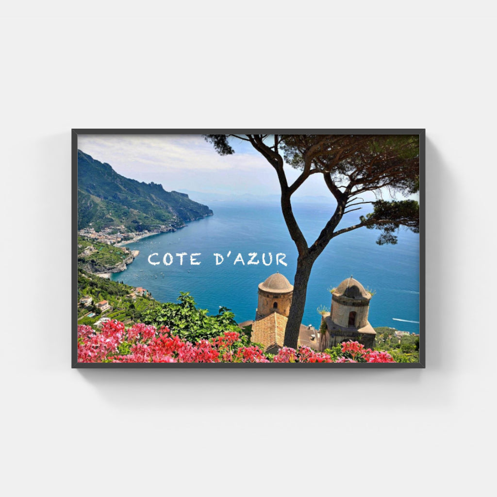 Côte d'Azur poster - Littoral