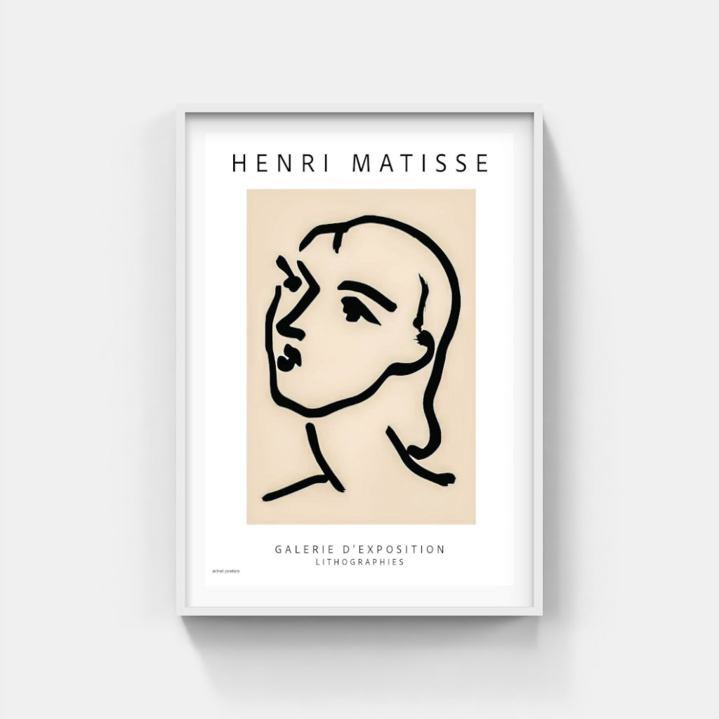 Henri Matisse Head poster