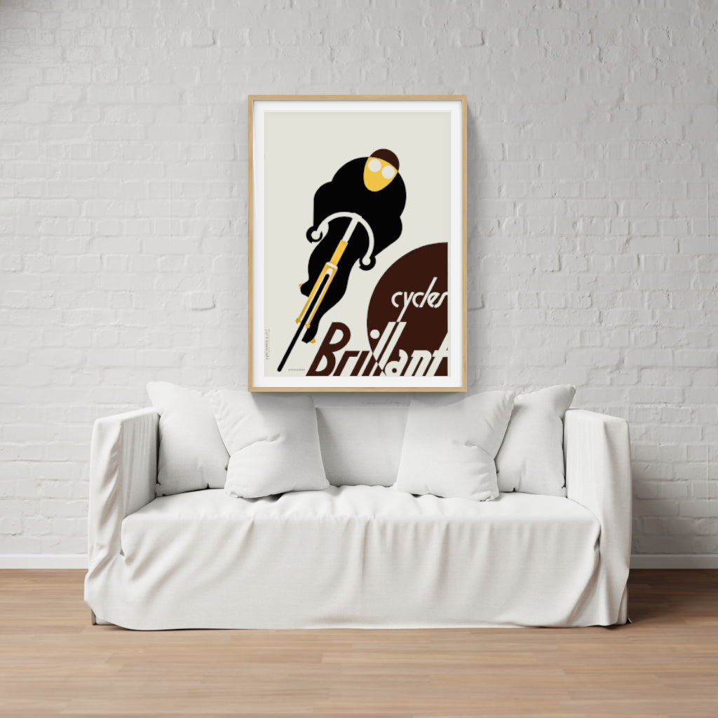 Brillant Cycles retro poster