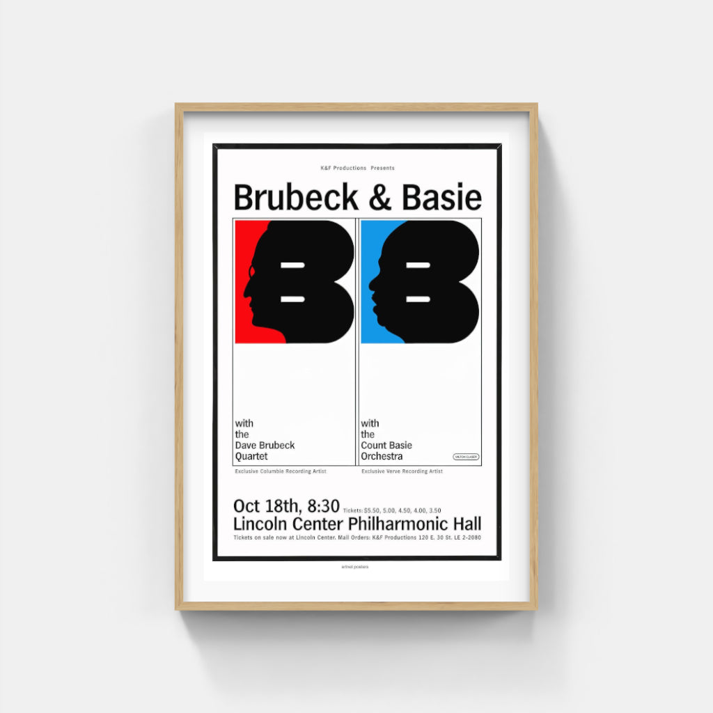 Brubeck & Basie poster
