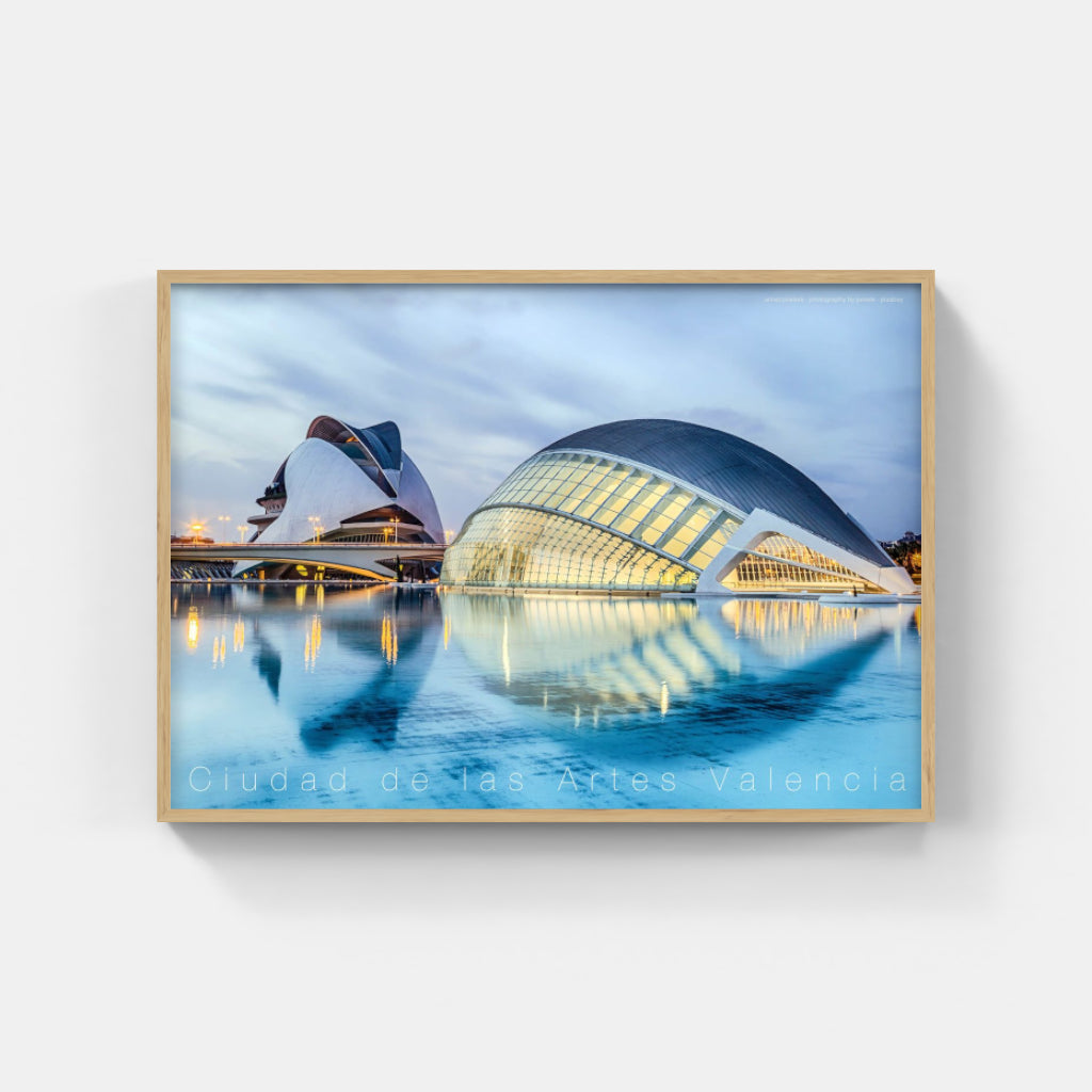 Ciudad de las Artes architecture poster