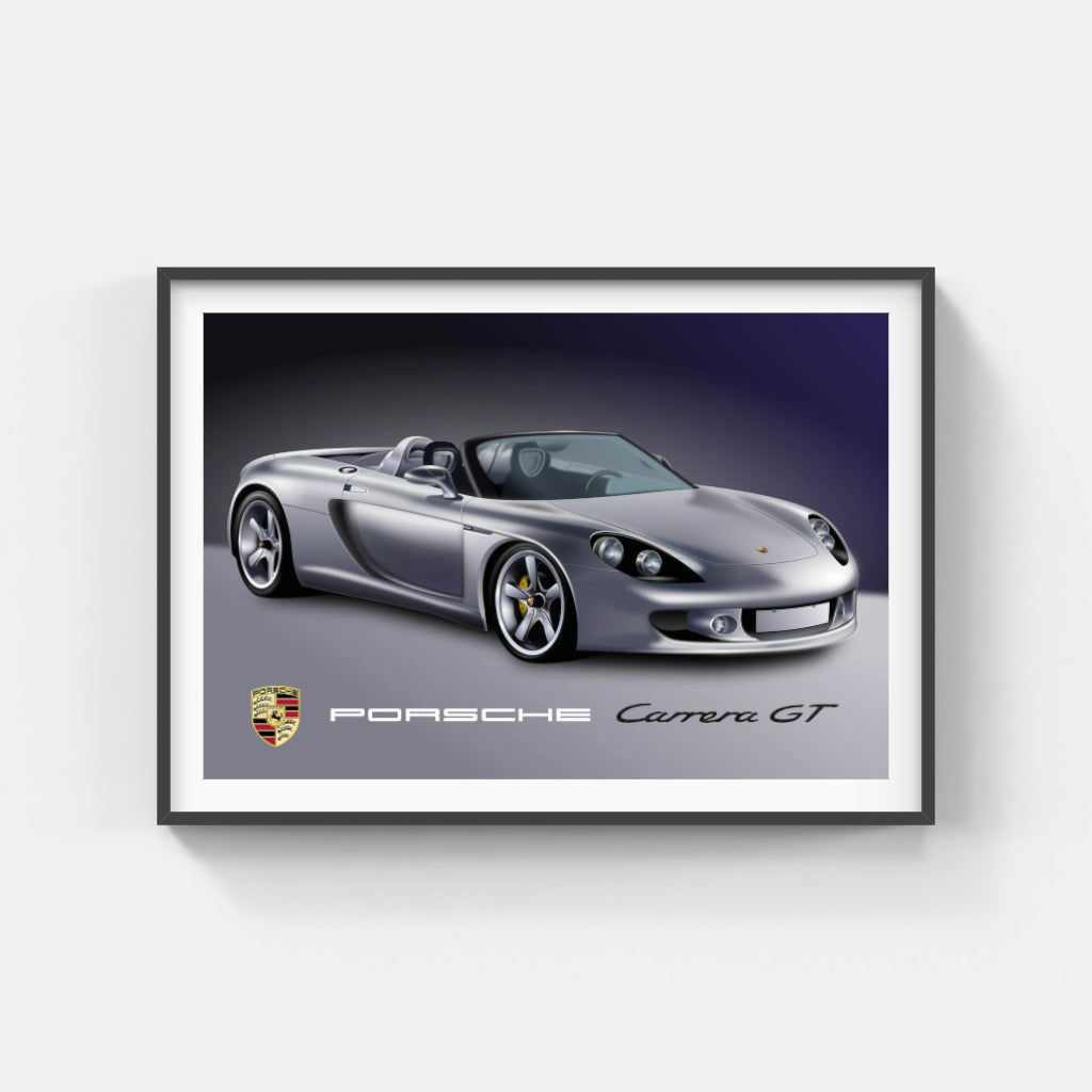 Porsche Carrera GT poster