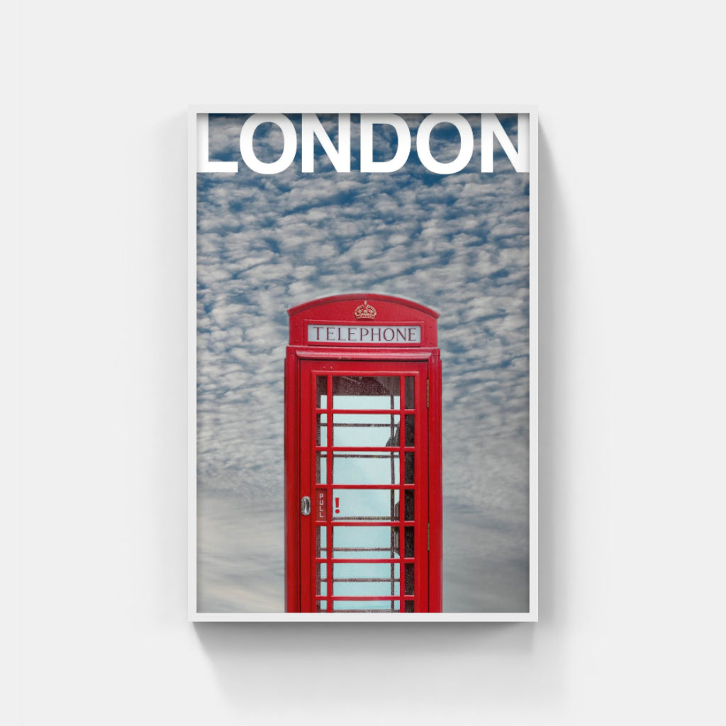 London Telephone Box poster