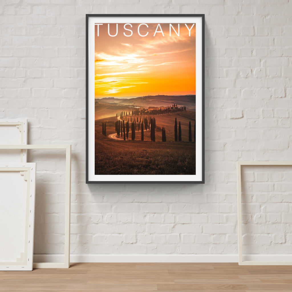 Tuscany Sunset poster