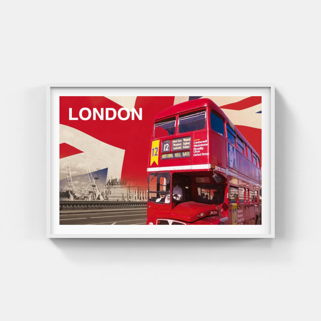 London Bus poster