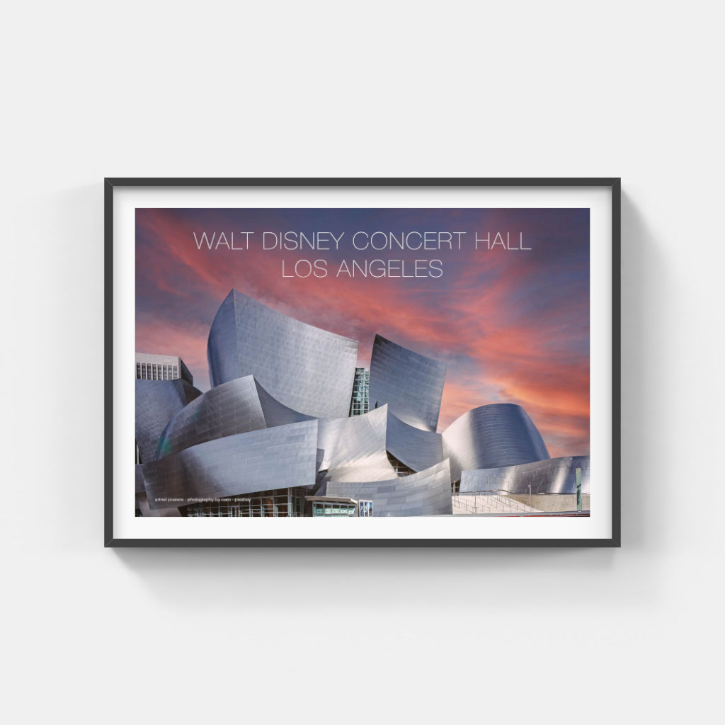 Walt Disney Concert Hall poster