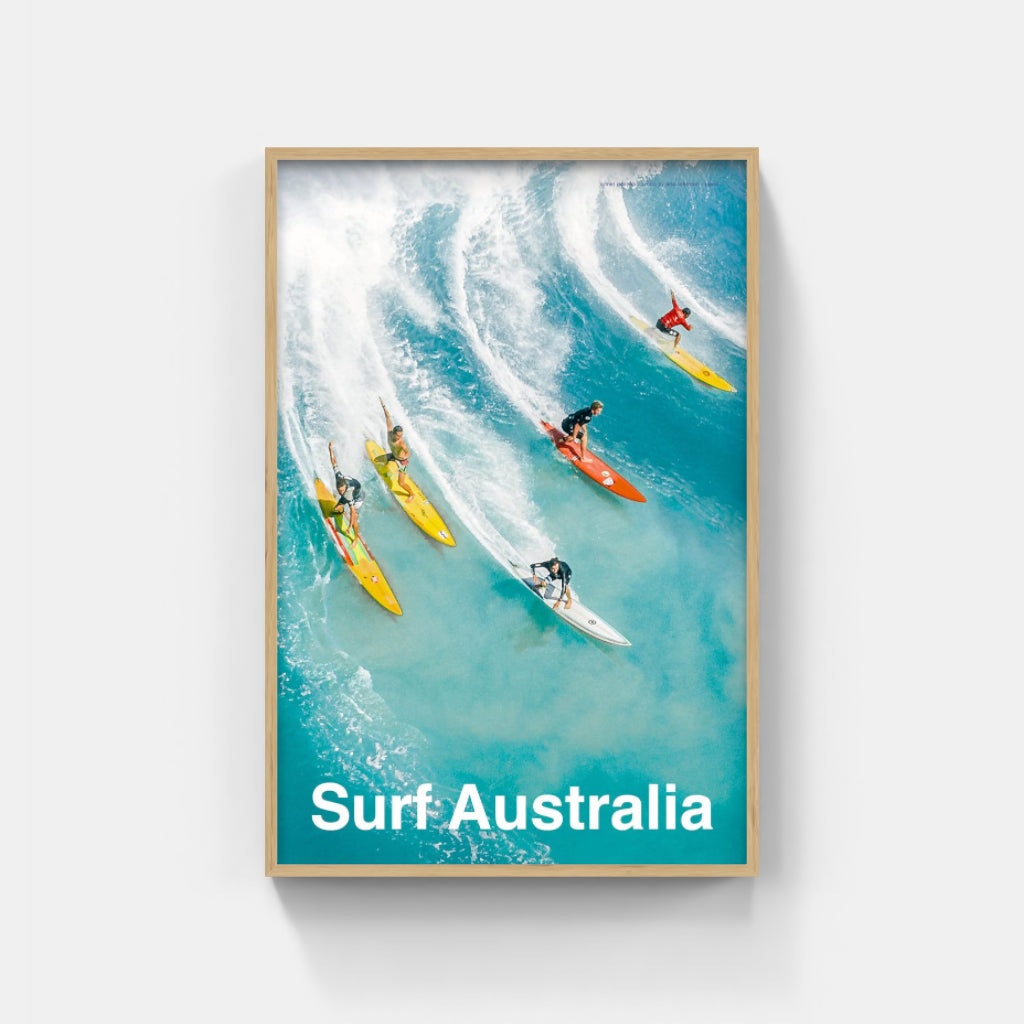 Aussie surfie culture poster