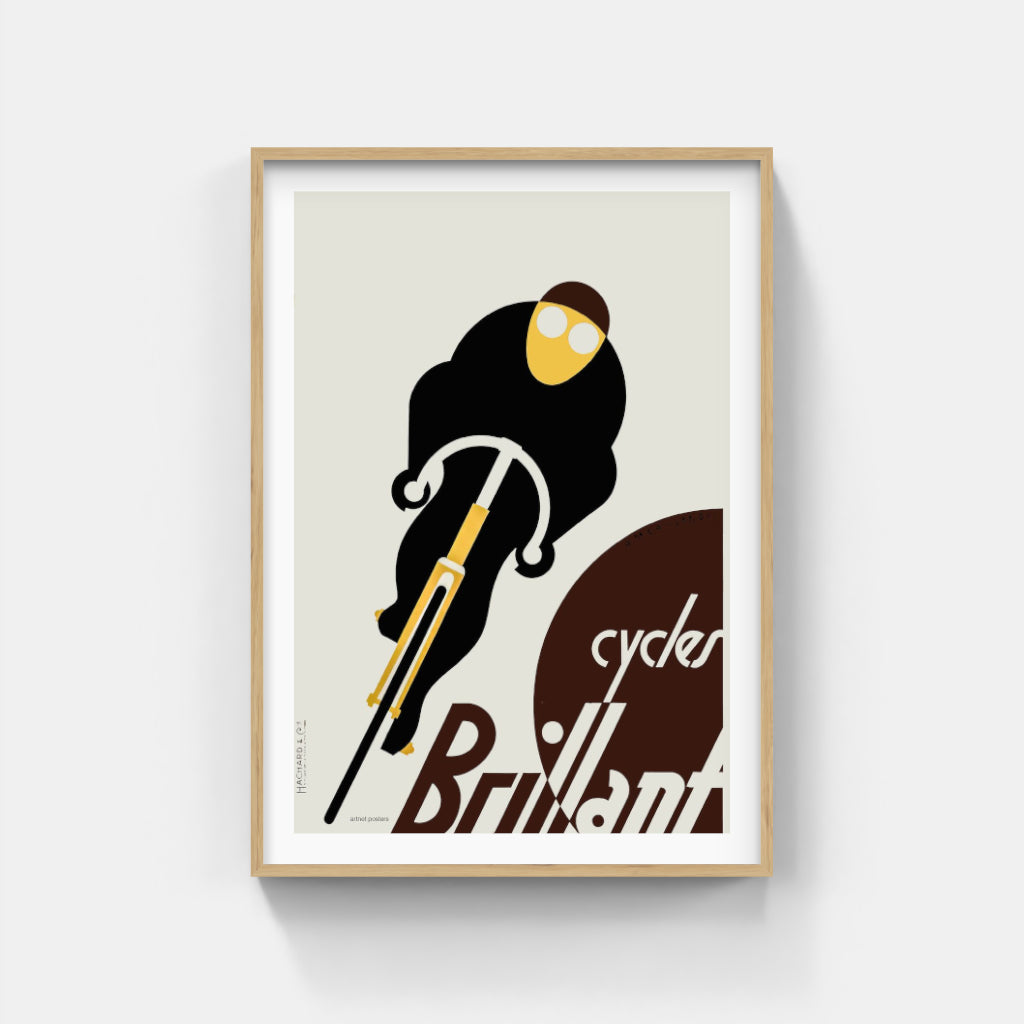 Brillant Cycles retro poster